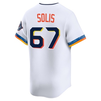 Limited Houston Astros Jairo Solis 2025 City Connect Jersey - White