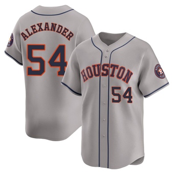 Limited Houston Astros Jason Alexander Away Jersey - Gray