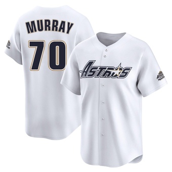 Limited Houston Astros Jayden Murray Throwback Cooperstown Collection Jersey - White