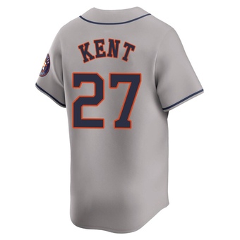 Limited Houston Astros Jeff Kent Away Jersey - Gray