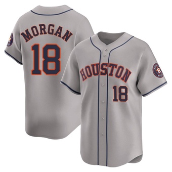 Limited Houston Astros Joe Morgan Away Jersey - Gray