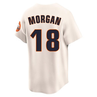 Limited Houston Astros Joe Morgan Throwback Cooperstown Collection Jersey - Cream