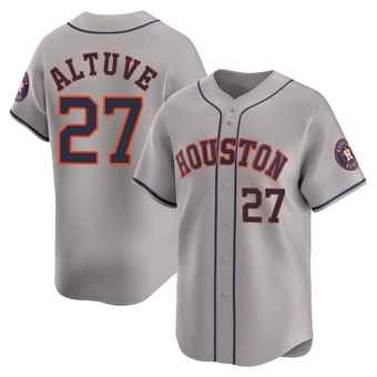 Limited Houston Astros Jose Altuve Away Jersey - Gray