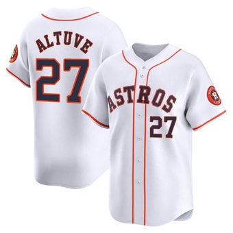 Limited Houston Astros Jose Altuve Home Jersey - White