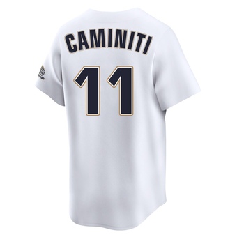 Limited Houston Astros Ken Caminiti Throwback Cooperstown Collection Jersey - White