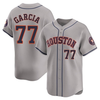 Limited Houston Astros Luis Garcia Away Jersey - Gray
