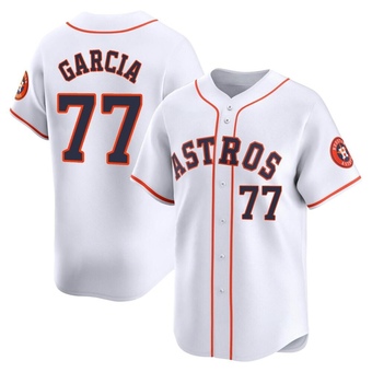Limited Houston Astros Luis Garcia Home Jersey - White