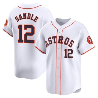 Limited Houston Astros Michael Sandle Home Jersey - White
