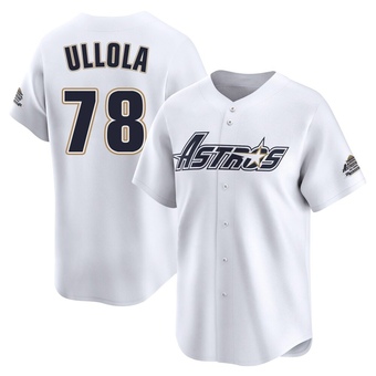 Limited Houston Astros Miguel Ullola Throwback Cooperstown Collection Jersey - White
