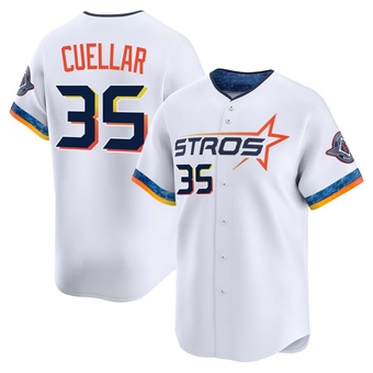 Limited Houston Astros Mike Cuellar 2025 City Connect Jersey - White