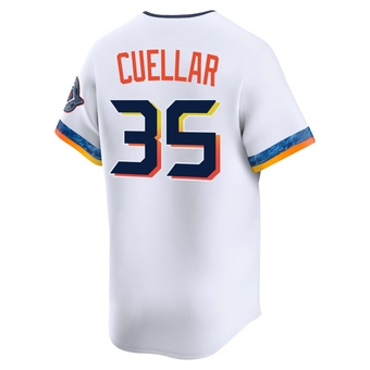 Limited Houston Astros Mike Cuellar 2025 City Connect Jersey - White
