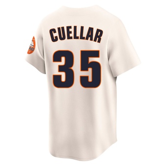 Limited Houston Astros Mike Cuellar Throwback Cooperstown Collection Jersey - Cream