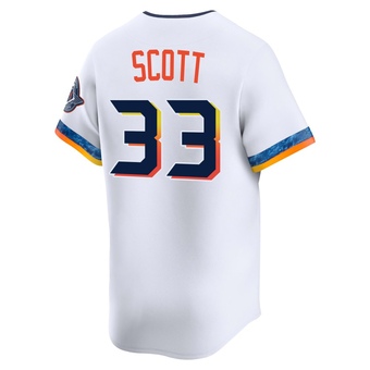 Limited Houston Astros Mike Scott 2025 City Connect Jersey - White