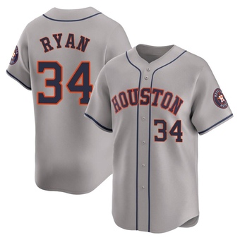 Limited Houston Astros Nolan Ryan Away Jersey - Gray