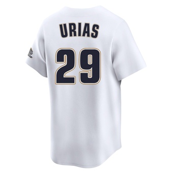 Limited Houston Astros Ramon Urias Throwback Cooperstown Collection Jersey - White