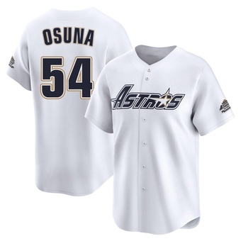 Limited Houston Astros Roberto Osuna Throwback Cooperstown Collection Jersey - White