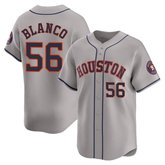 Limited Houston Astros Ronel Blanco Away Jersey - Gray