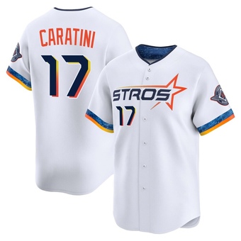 Limited Houston Astros Victor Caratini 2025 City Connect Jersey - White