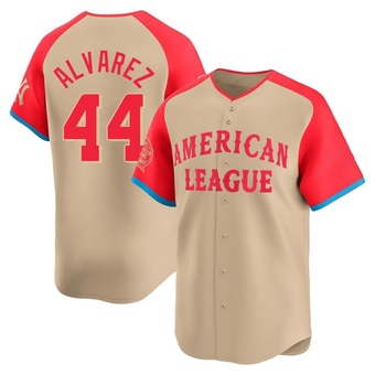 Limited Houston Astros Yordan Alvarez American League 2024 All-Star Game Jersey - Cream