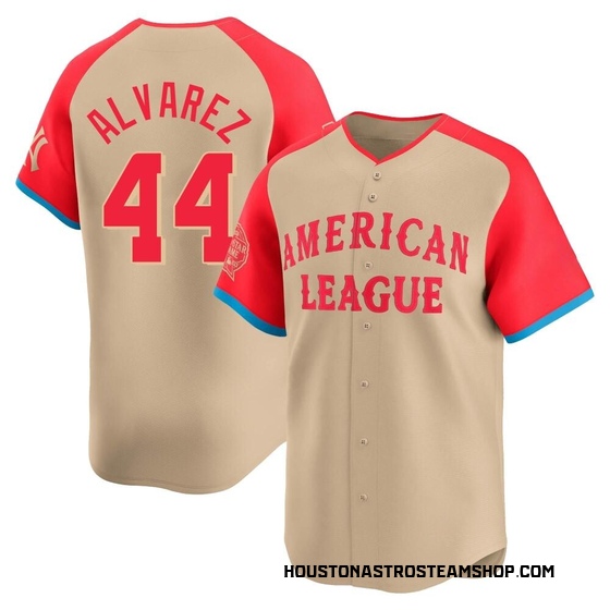 Limited Houston Astros Yordan Alvarez American League 2024 All-Star Game Jersey - Cream