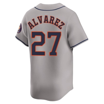 Limited Houston Astros Yordan Alvarez Away Jersey - Gray