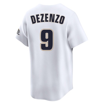 Limited Houston Astros Zach Dezenzo Throwback Cooperstown Collection Jersey - White