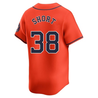Limited Houston Astros Zack Short Alternate Jersey - Orange