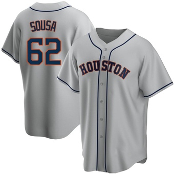 Replica Houston Astros Bennett Sousa Road Jersey - Gray