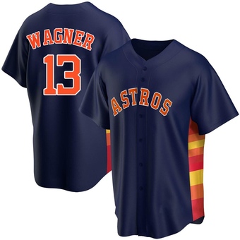 Replica Houston Astros Billy Wagner Alternate Jersey - Navy