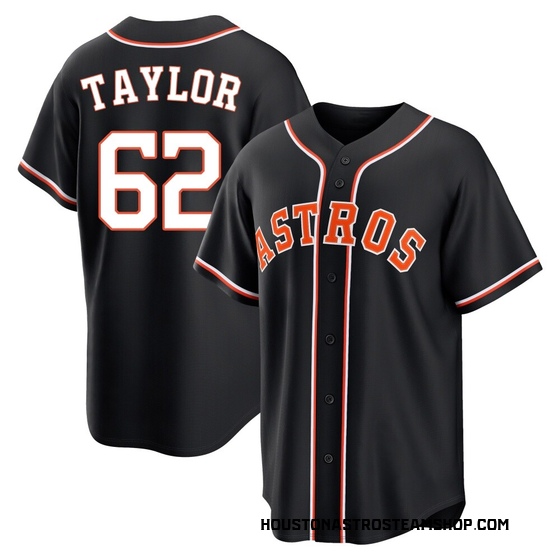 Replica Houston Astros Blake Taylor Fashion Out Jersey - Black