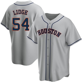 Replica Houston Astros Brad Lidge Road Jersey - Gray