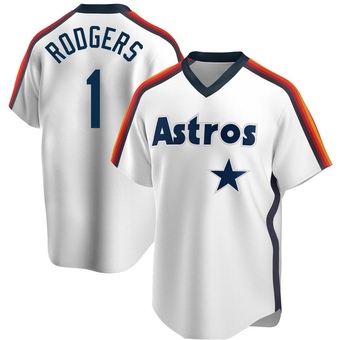 Replica Houston Astros Brendan Rodgers Home Cooperstown Collection Team Jersey - White
