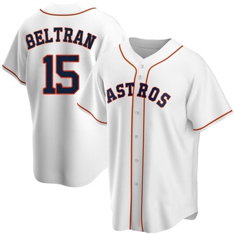 Replica Houston Astros Carlos Beltran Home Jersey - White