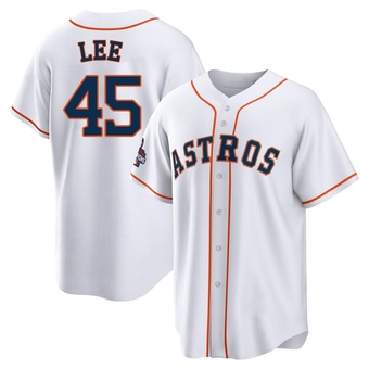 Replica Houston Astros Carlos Lee 2022 World Series Champions Home Jersey - White