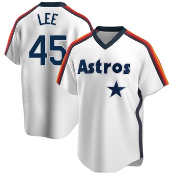 Replica Houston Astros Carlos Lee Home Cooperstown Collection Team Jersey - White