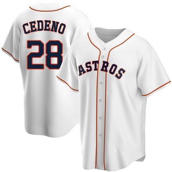Replica Houston Astros Cesar Cedeno Home Jersey - White