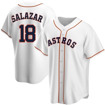 Replica Houston Astros Cesar Salazar Home Jersey - White