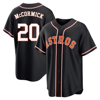 Replica Houston Astros Chas McCormick Fashion Out Jersey - Black