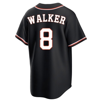 Replica Houston Astros Christian Walker Fashion Out Jersey - Black