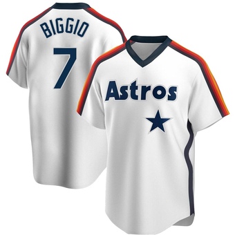 Replica Houston Astros Craig Biggio Home Cooperstown Collection Team Jersey - White