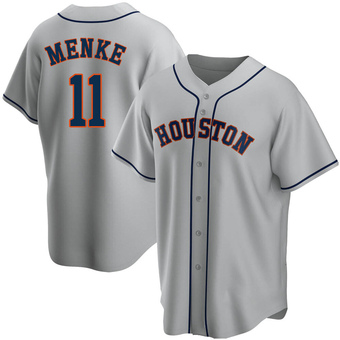 Replica Houston Astros Denis Menke Road Jersey - Gray