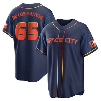 Replica Houston Astros Enyel De Los Santos 2022 City Connect Jersey - Navy