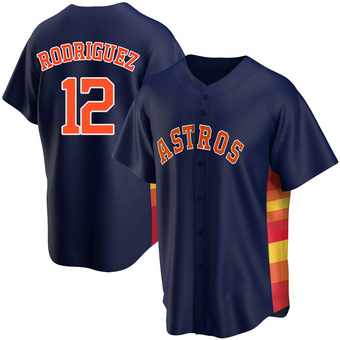 Replica Houston Astros Ivan Rodriguez Alternate Jersey - Navy