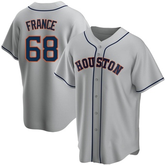 Replica Houston Astros J.P. France Road Jersey - Gray
