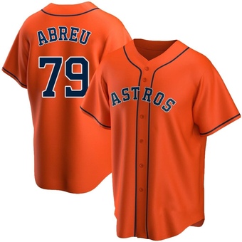 Replica Houston Astros Jose Abreu Alternate Jersey - Orange