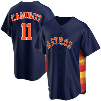 Replica Houston Astros Ken Caminiti Alternate Jersey - Navy