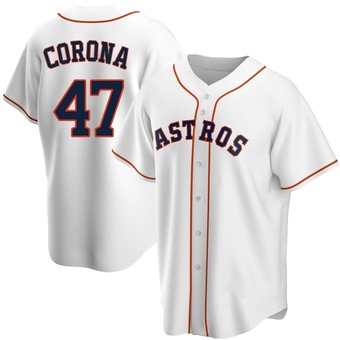 Replica Houston Astros Kenedy Corona Home Jersey - White