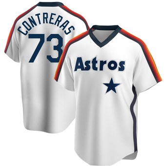 Replica Houston Astros Luis Contreras Home Cooperstown Collection Team Jersey - White