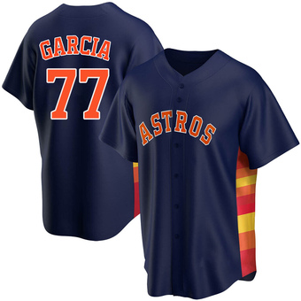 Replica Houston Astros Luis Garcia Alternate Jersey - Navy
