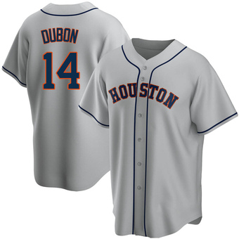 Replica Houston Astros Mauricio Dubon Road Jersey - Gray